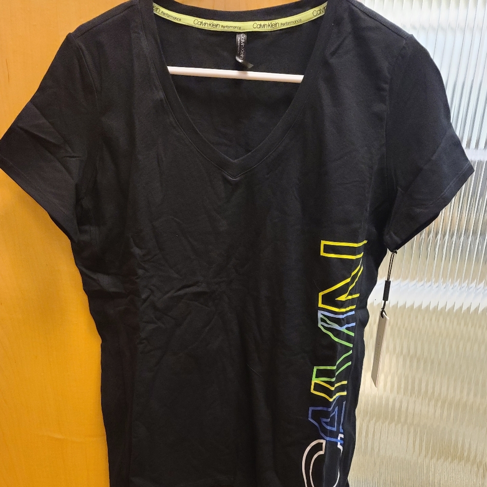 Calvin Klein Performance Tee Neon